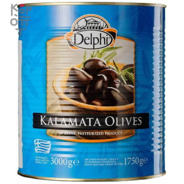 Delphi Kalamata Olives - Маслины с косточкой 1750гр.  &mdash; Корейские товары для всей семьи(КорОпт)