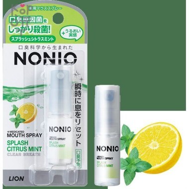 LION NONIO Mouth Spray Освежитель для полости рта, Спрей 5мл. — Корейские товары для всей семьи(КорОпт)