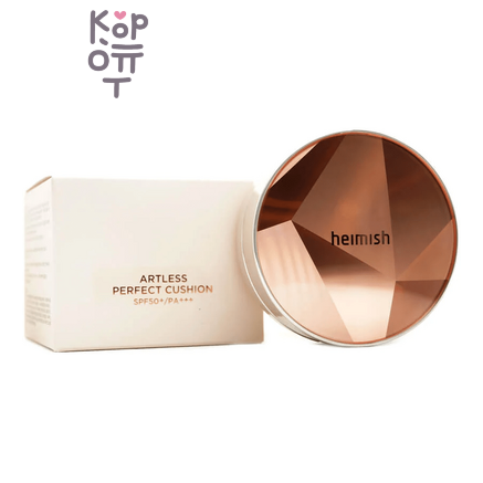 Heimish Artless Perfect Cushion SPF50+/PA+++ - Кушон с сияющим эффектом №21 Light Beige (Светло-бежевый) 13 г + 13 г (сменный блок)