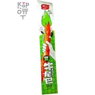 Снек Niuweiba Food - Гигантские Вегетарианские колбаски Олимпийский факел, пряный вкус, 32гр.