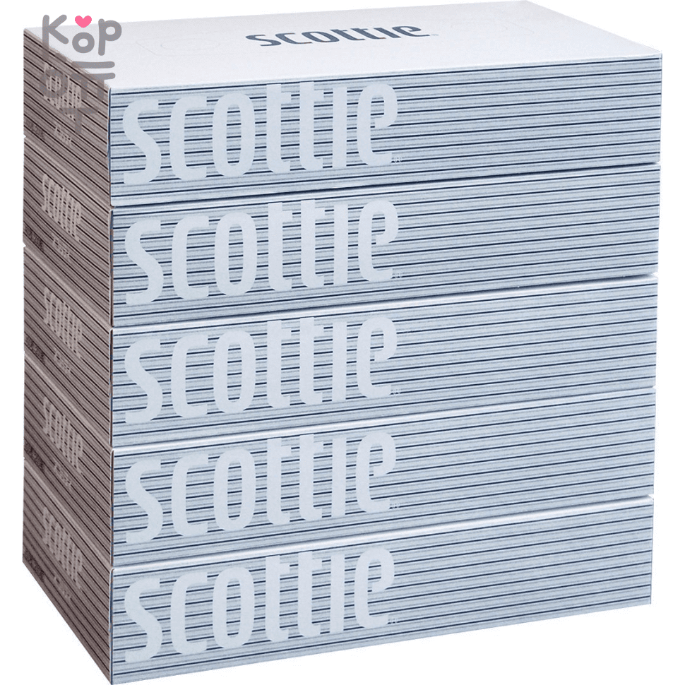 Nippon Paper Crecia Scottie - Салфетки двухслойные 5уп.*200шт. в спайке фото 1 &mdash; Корейские товары для всей семьи(КорОпт)