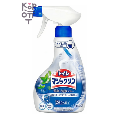 KAO Magiсclean Toilet Cleaner - Чистящее и дезодорирующее пенящееся средство для туалета с ароматом Мяты 350 мл