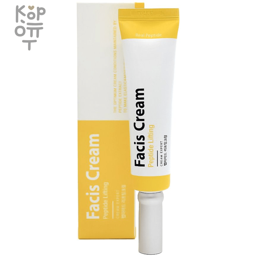 Jigott Facis Peptide Lifting Cream - Антивозрастной крем для лица с пептидами 35мл.  фото 1 &mdash; Корейские товары для всей семьи(КорОпт)