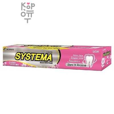 LION Systema Cherry Blossom - Зубная паста Вишня в цвету, 40 г