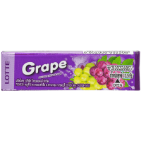 Lotte Grape Chewing Gum - Резинка жевательная со вкусом Винограда 13гр.*20шт. в блоке.