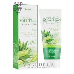 Deoproce Natural Perfect Solution Cleansing Foam Cucumber — Пенка для умывания с экстрактом огурца, 170 г, 1 шт