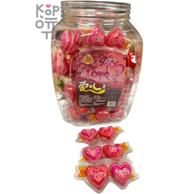 Мармелад Love Fruit Flavor Soft Candy Пара любящих сердец на стреле Амура
