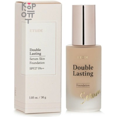 Etude Double Lasting Serum Skin Foundation SPF27 23Н1 - Тональная основа-сыворотка для лица 30гр.