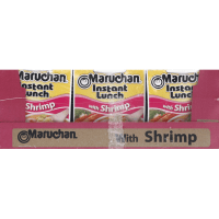Maruchan Instant Lunch - Лапша быстрого приготовления со вкусом креветки 64гр.