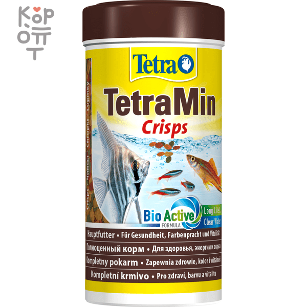 TetraMin Pro Crisps корм-чипсы для всех видов рыб 250 мл, купить с доставкой на дом фото 1 &mdash; Корейские товары для всей семьи(КорОпт)