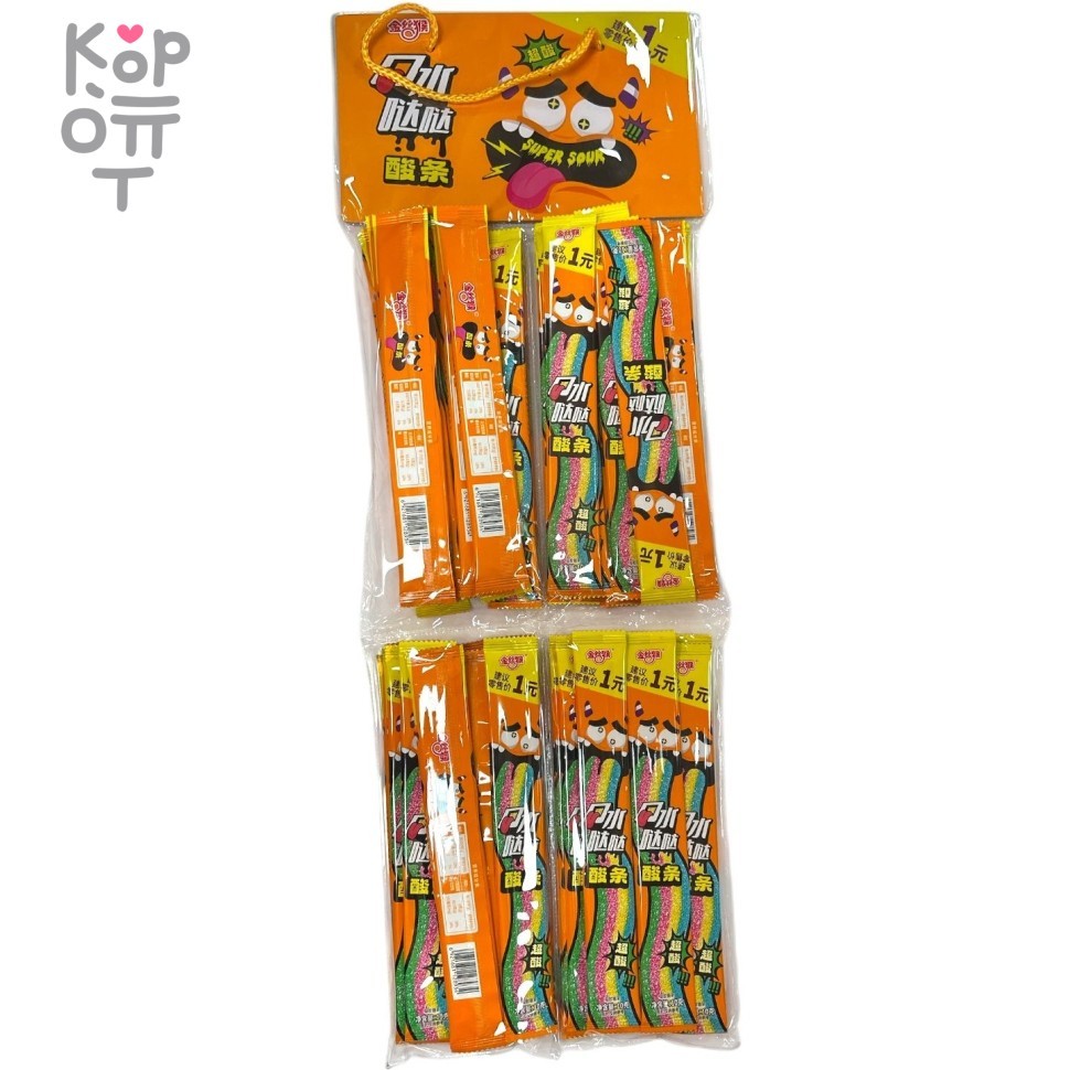 Кислый мармелад Super Sour - Радужная змея, купить с доставкой на дом фото 1 — Корейские товары для всей семьи(КорОпт)