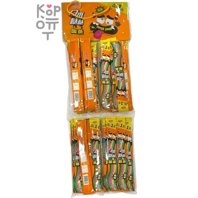 Кислый мармелад Super Sour - Радужная змея