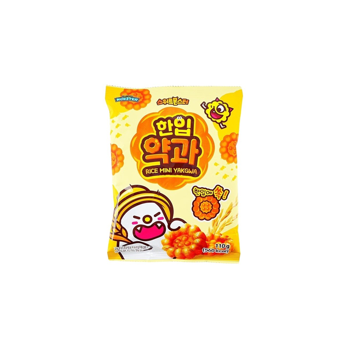 Sweet Monster Rice Mini Yakgwa — Печенье рисовое мини Якква, 110 г