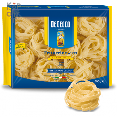 DE CECCO Паста феттучини гнезда №233, 500 г