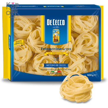 Паста феттучини гнезда №233 DE CECCO, 500гр. — Корейские товары для всей семьи(КорОпт)