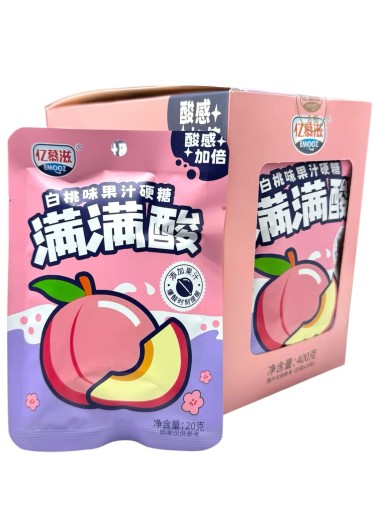 Кислая карамель Star Sour Candy - Кислота со вкусом Персика &mdash; Корейские товары для всей семьи(КорОпт)
