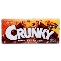 Lotte Crunky Crunch Chocolate - Шоколад Кранки хрустящий с рисовыми хлопьями, 34гр. 