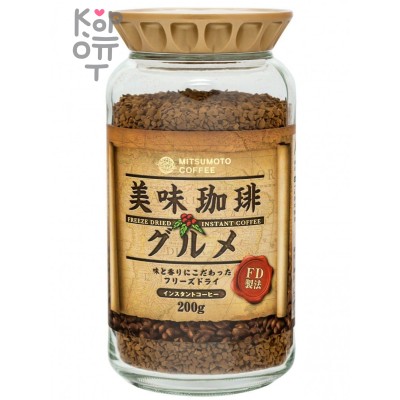 Mitsumoto Instant Coffee Bimi Coffee Gourmet - Кофе растворимый Новый Бими Кофе Гурмэ