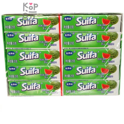 Жевательная резинка Suifa со вкусом Арбуза, 25гр.