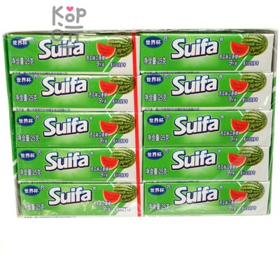 Жевательная резинка Suifa со вкусом Арбуза, 25гр.