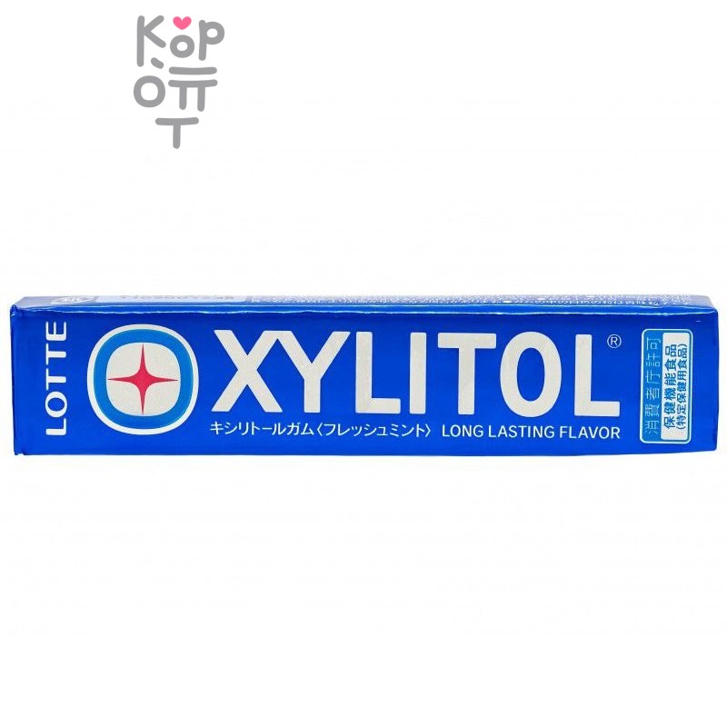 Lotte Xylitol - Резинка жевательная Освежающая мята 21гр. в блоке 20шт.