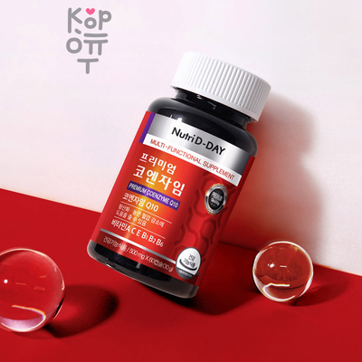 Nutri D-Day Premium Coenzyme Q10 - Добавки Коэнзим Q10, 500мг*60таб.