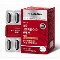 Nutri D-Day Premium Coenzyme Q10 - Добавки Коэнзим Q10, 500мг*60таб.