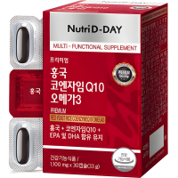 Nutri D-Day Premium Coenzyme Q10 - Добавки Коэнзим Q10, 500мг*60таб.