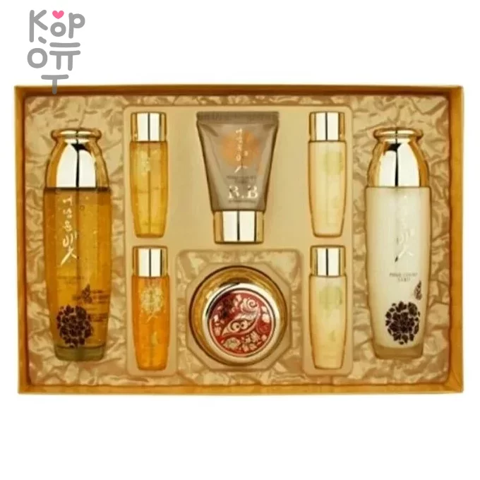 YE DAM YUN BIT Anti Aging Prime Luxury Gold Skin Care 4pcs - Набор для ухода за кожей лица, купить с доставкой на дом фото 1 — Корейские товары для всей семьи(КорОпт)