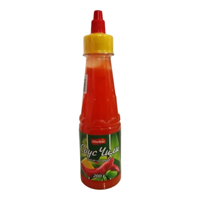 AloeStar — Sweet &amp; Sour Chili Sauce — Соус чили кисло-сладкий — 200 г — коробка 24 шт