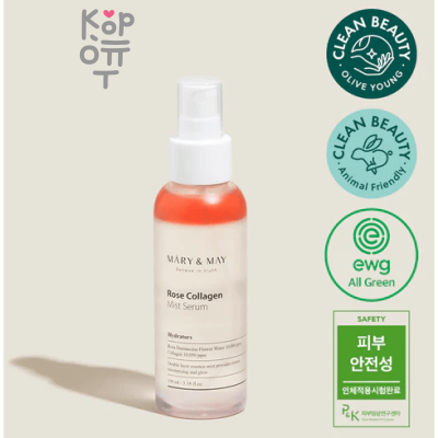 Mary&amp;May Rose Collagen Mist Serum - Сыворотка с розовой водой и коллагеном 100мл.