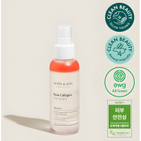 Mary&May Rose Collagen Mist Serum - Увлажняющая мист - сыворотка для кожи лица с коллагеном, ниацинамидом 100 мл