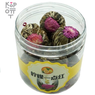 Чай зеленый, молочный - Распускающийся цветок, с ароматом Лимона, 150гр. — Корейские товары для всей семьи(КорОпт)