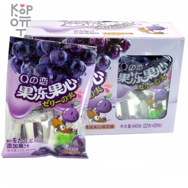 Маршмеллоу Q Love Сэндвич Любовь с Виноградным джемом &mdash; Корейские товары для всей семьи(КорОпт)