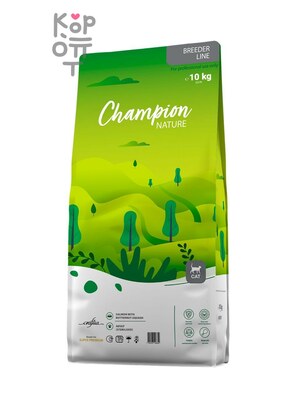 Сухой корм CRAFTIA CHAMPION NATURE SUPER для стерилизованных кошек из лосося с мускатной тыквой 10кг.