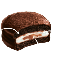 Orion Choco Pie Caramel Чоко пай Орион Карамель 360 г