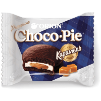 Orion Choco Pie Caramel Чоко пай Орион Карамель 360 г