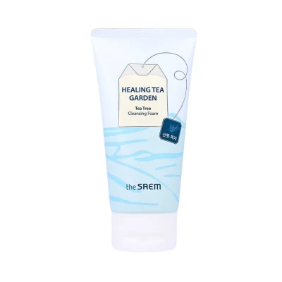 The Saem Healing Tea Garden Tea Tree Cleansing Foam — Пенка для умывания с экстрактом чайного дерева, 150 миллилитров