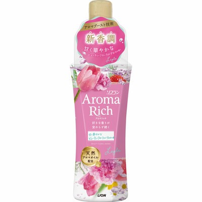 LION Soflan Aroma Rich Layla — кондиционер-ополаскиватель для белья, 480 мл