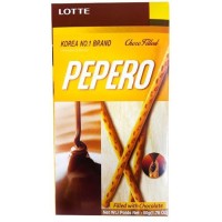 Lotte Pepero Choco Filled with Chocolate - Соломка с шоколадной начинкой 50гр.