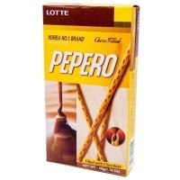 Lotte Pepero Choco Filled with Chocolate - Соломка с шоколадной начинкой 50гр.