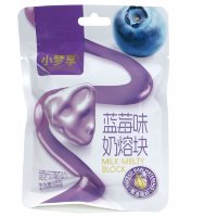 Шоколадные конфеты XiaoMengXiang с нежным злаковым печеньем и вкусом Черники