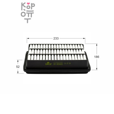 LIVCAR AIR FILTER LCU3001/2438A / Воздушный фильтр