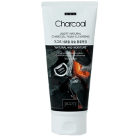 Jigott Natural Charcoal Foam Cleansing - Очищающая балансирующая пенка для кожи лица с порошком древесного угля 180 мл