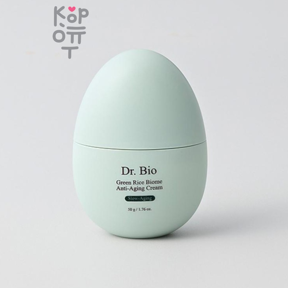 DR.BIO Green Rice Biome Anti-Aging Cream - Осветляющий крем с экстрактом зеленого риса с омолаживающим действием 50 г