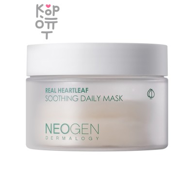Neogen Dermalogy Dermalogy Real Heartleaf Soothing Daily Mask - Маска-пэды успокаивающие против сухости 180 мл., Коробка 40шт.