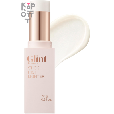 Glint By VDIVOV Stick Highlighter 02 Milky Moon - Стик-хайлайтер тон 02 Молочная луна 7гр.