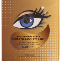 BeauuGreen Micro Hole Gold & Collagen Eye Patch - Патчи для глаз с Золотом и Коллагеном, 1 пара.