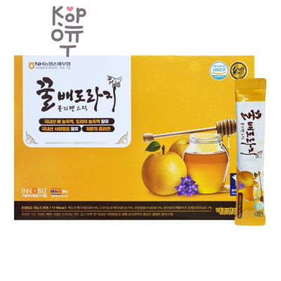 THEZOEN Innobiz Honey Pear Collagen Stick - Коллагеновое желе со вкусом груши и меда, 20 г x 30 шт