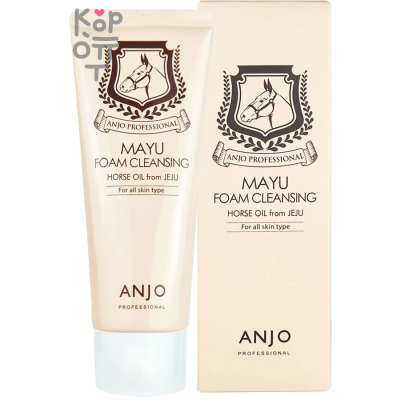 ANJO Mayu Cleansing Foam - Пенка для умывания с Лошадиным Жиром 100мл.